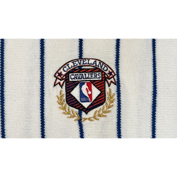 Nutmeg Vintage NBA Cleveland Cavaliers Striped Made In USA Sweater Size XXL - Picture 4 of 10